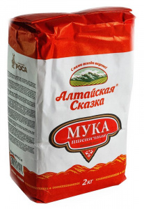 Мука пшеничная  в/с "Алтайская сказка" (2 кг*4)