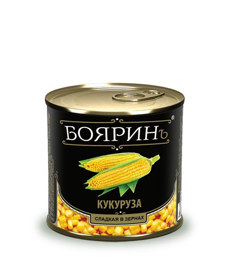 Кукуруза сладкая  "Бояринъ" ж/б 425 мл/12
